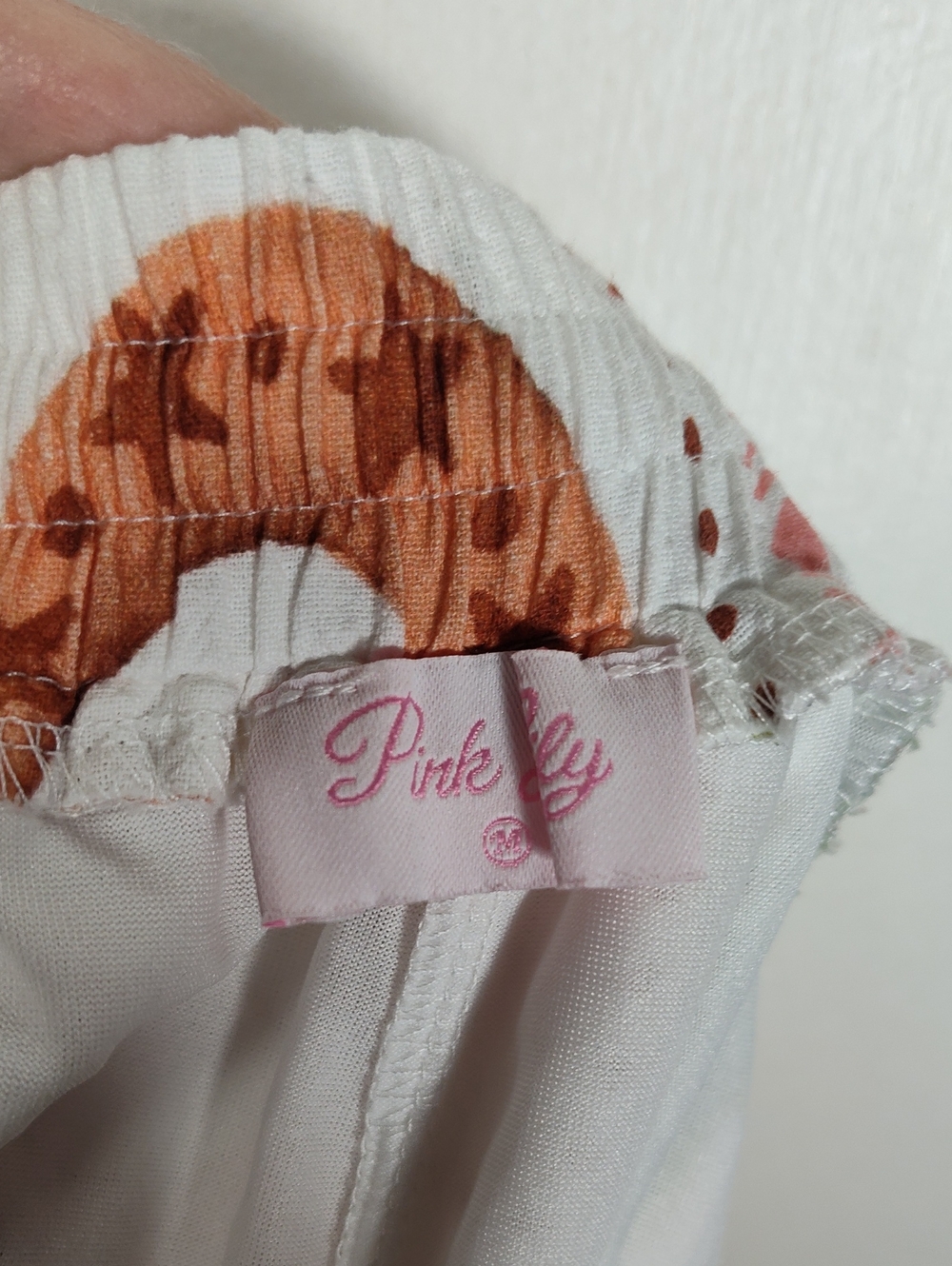 Pink Lily white western rodeo cowboy cowgirl summer shorts M - Picture 7 of 9